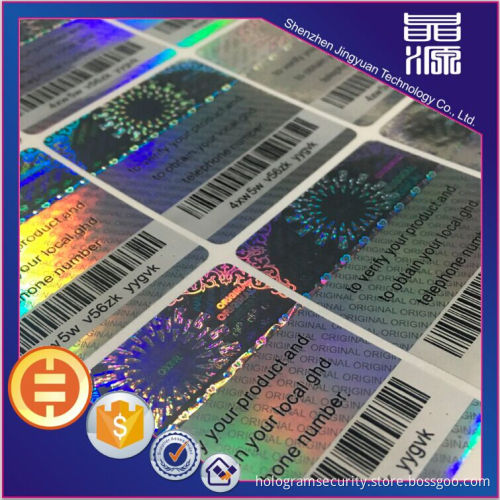 Printing Barcode Hologram Sticker Label